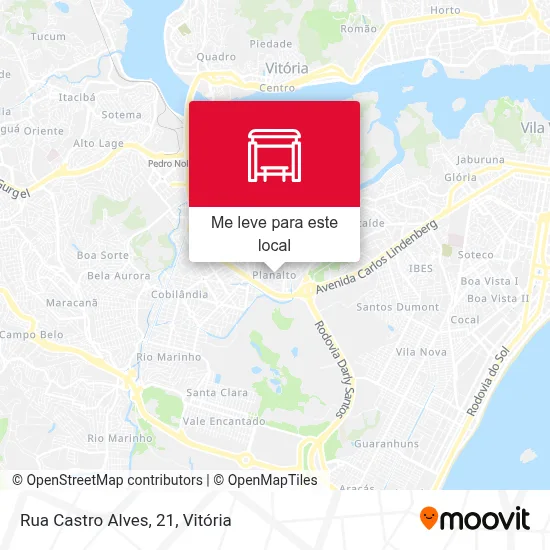 Rua Castro Alves, 21 mapa