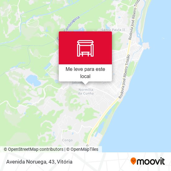 Avenida Noruega, 43 mapa