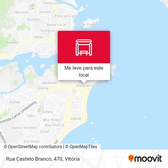 Rua Castelo Branco, 470 mapa