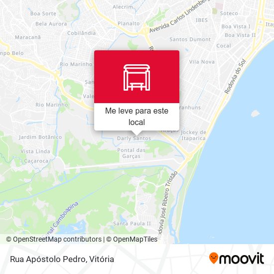 Rua Apóstolo Pedro mapa