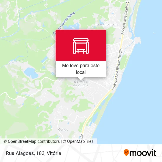 Rua Alagoas, 183 mapa