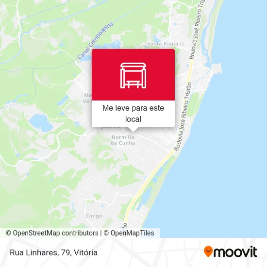 Rua Linhares, 79 mapa