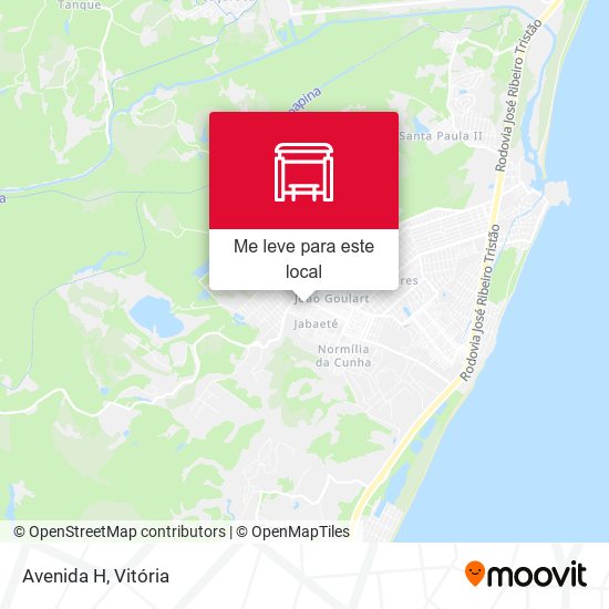 Avenida H mapa