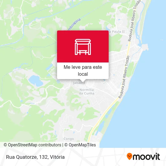 Rua Quatorze, 132 mapa