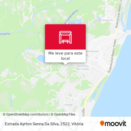 Estrada Ayrton Senna Da Silva, 2522 mapa