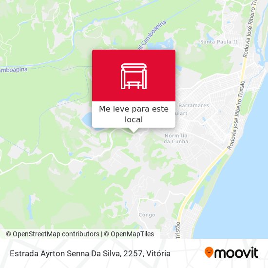 Estrada Ayrton Senna Da Silva, 2257 mapa