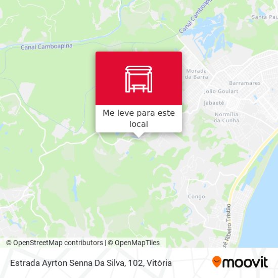 Estrada Ayrton Senna Da Silva, 102 mapa