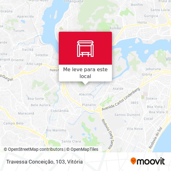 Travessa Conceição, 103 mapa