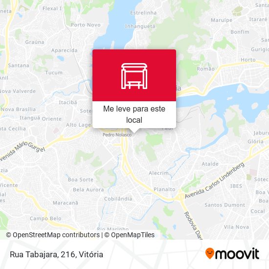 Rua Tabajara, 216 mapa