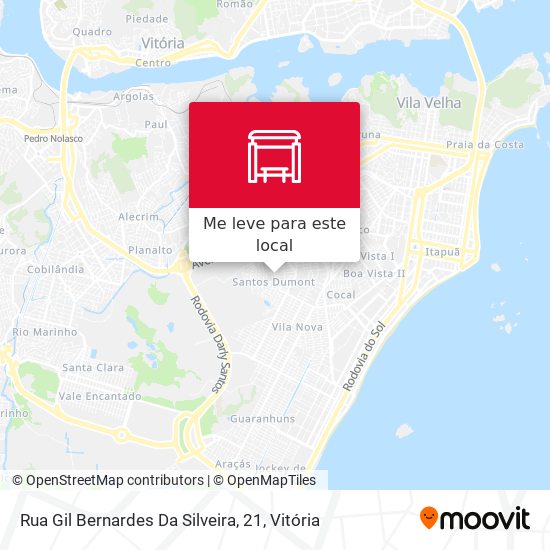 Rua Gil Bernardes Da Silveira, 21 mapa