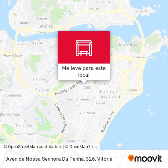 Avenida Nossa Senhora Da Penha, 326 mapa