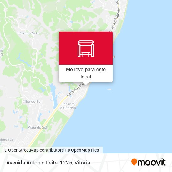 Avenida Antônio Leite, 1225 mapa