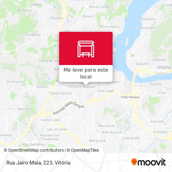 Rua Jairo Maia, 223 mapa