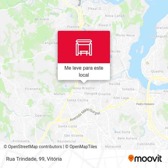 Rua Trindade, 99 mapa