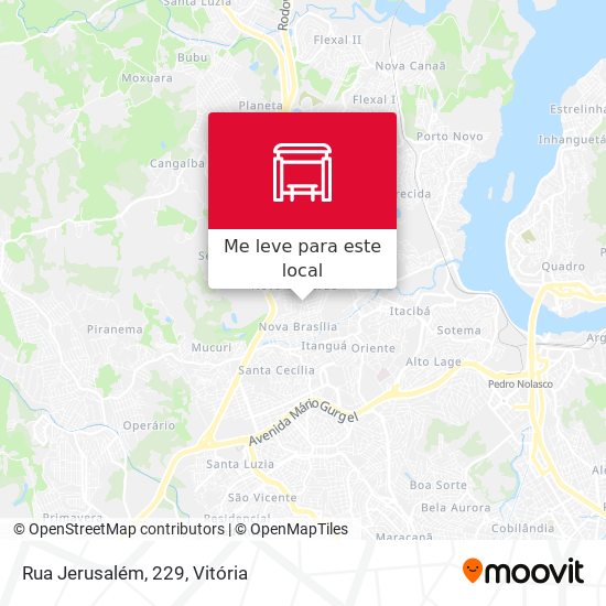 Rua Jerusalém, 229 mapa