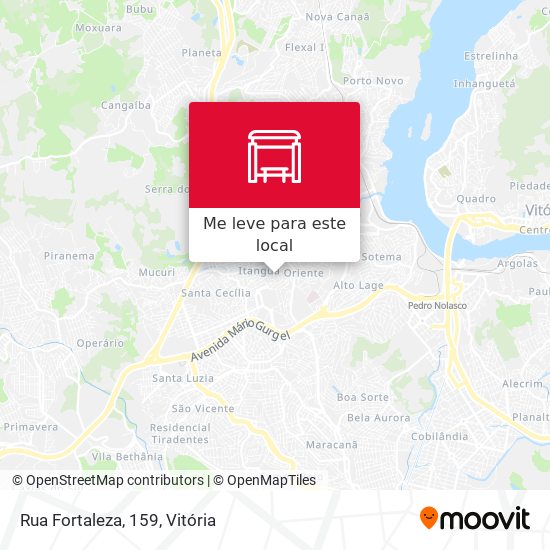 Rua Fortaleza, 159 mapa