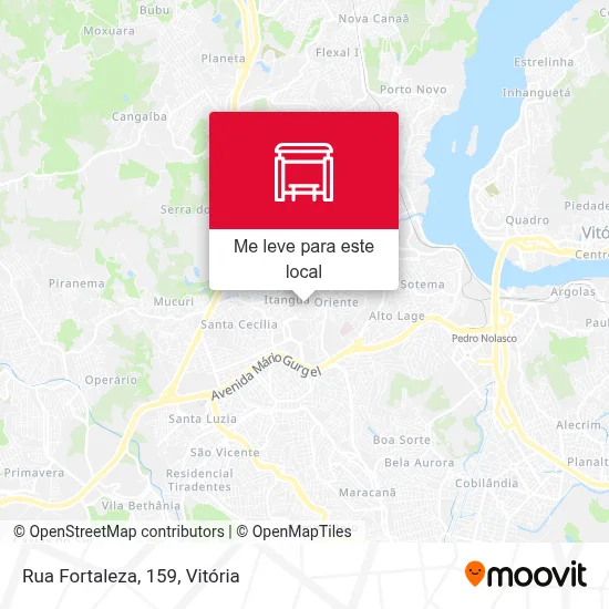 Rua Fortaleza, 159 mapa