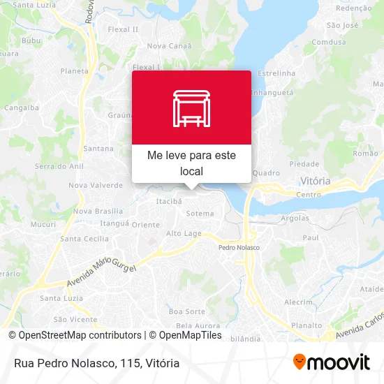 Rua Pedro Nolasco, 115 mapa