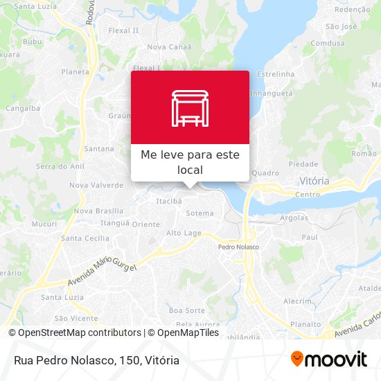 Rua Pedro Nolasco, 150 mapa