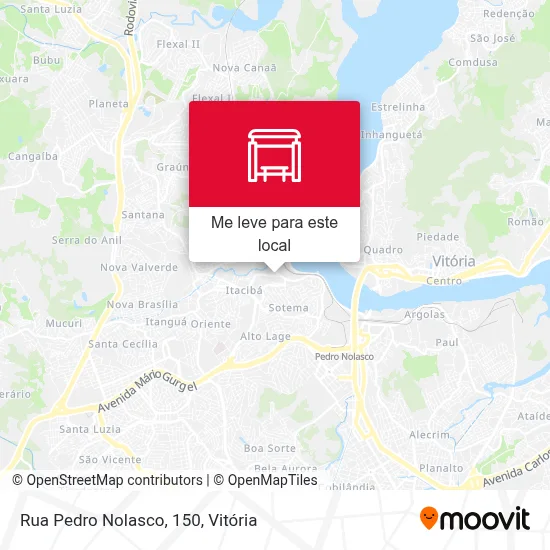 Rua Pedro Nolasco, 150 mapa