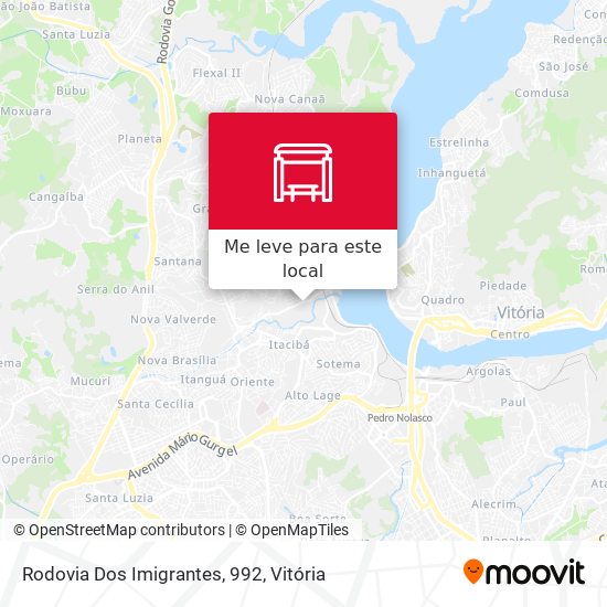 Rodovia Dos Imigrantes, 992 mapa