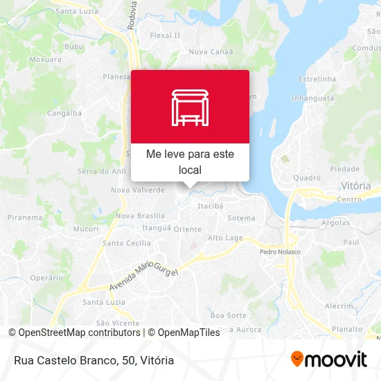 Rua Castelo Branco, 50 mapa