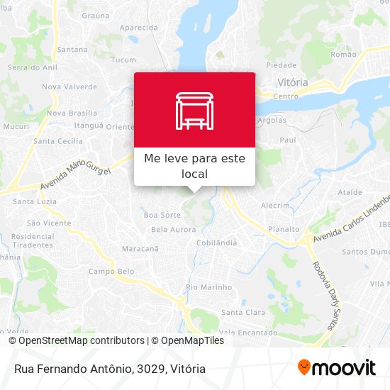 Rua Fernando Antônio, 3029 mapa