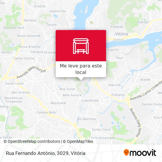 Rua Fernando Antônio, 3029 mapa
