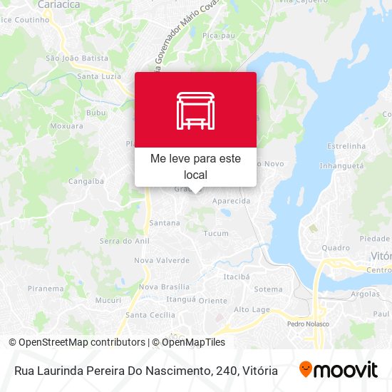 Rua Laurinda Pereira Do Nascimento, 240 mapa