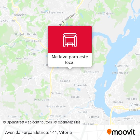 Avenida Força Elétrica, 141 mapa