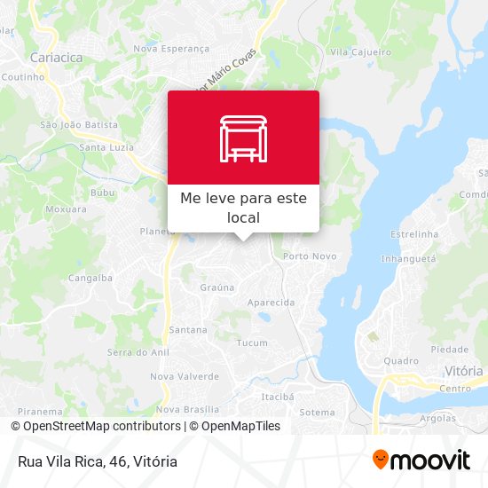Rua Vila Rica, 46 mapa