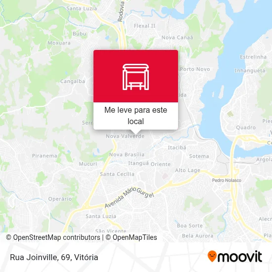Rua Joinville, 69 mapa