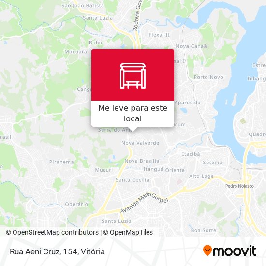 Rua Aeni Cruz, 154 mapa
