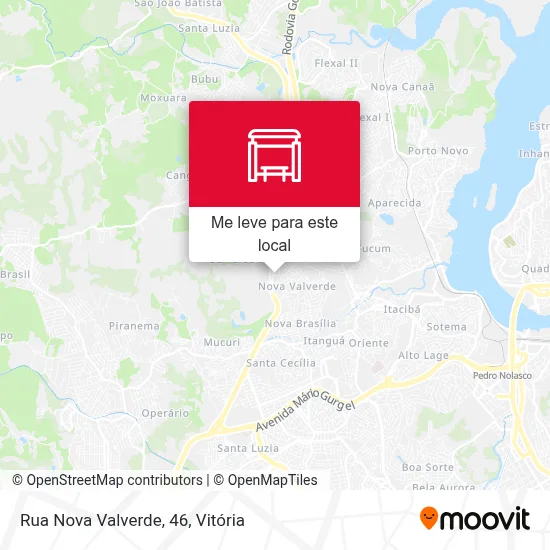 Rua Nova Valverde, 46 mapa