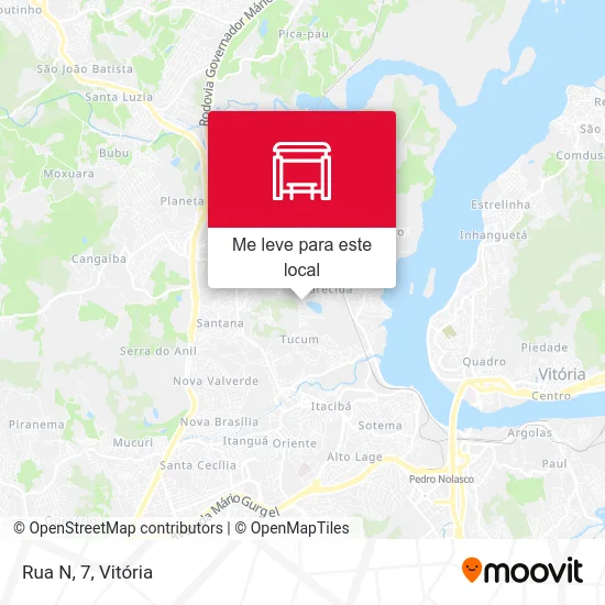 Rua N, 7 mapa
