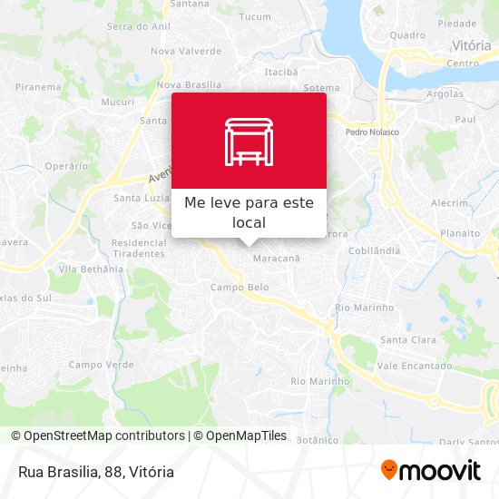Rua Brasilia, 88 mapa