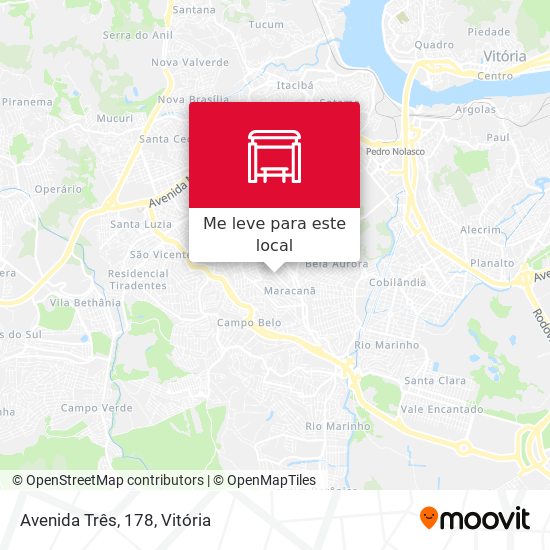 Avenida Três, 178 mapa