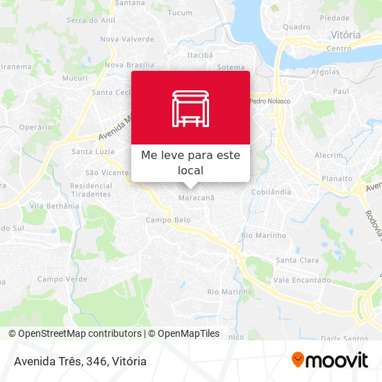 Avenida Três, 346 mapa