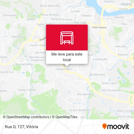 Rua D, 127 mapa