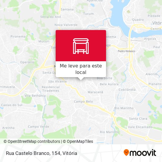 Rua Castelo Branco, 154 mapa