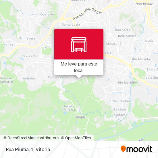 Rua Piuma, 1 mapa