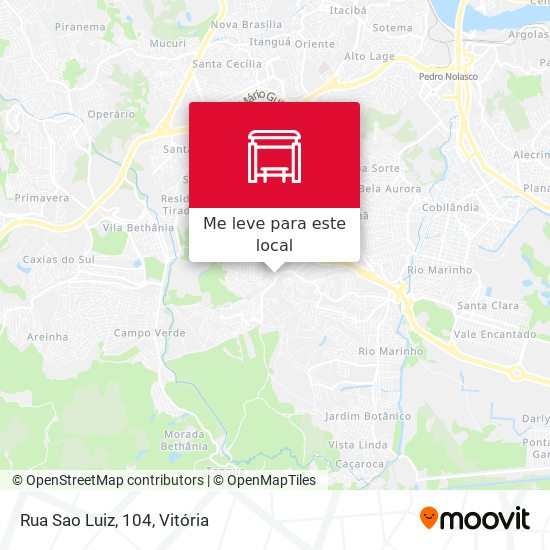 Rua Sao Luiz, 104 mapa