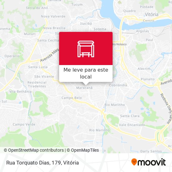 Rua Torquato Dias, 179 mapa