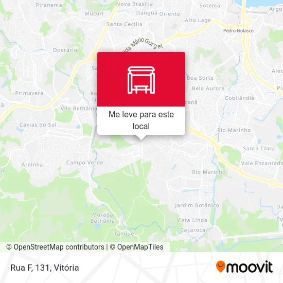 Rua F, 131 mapa