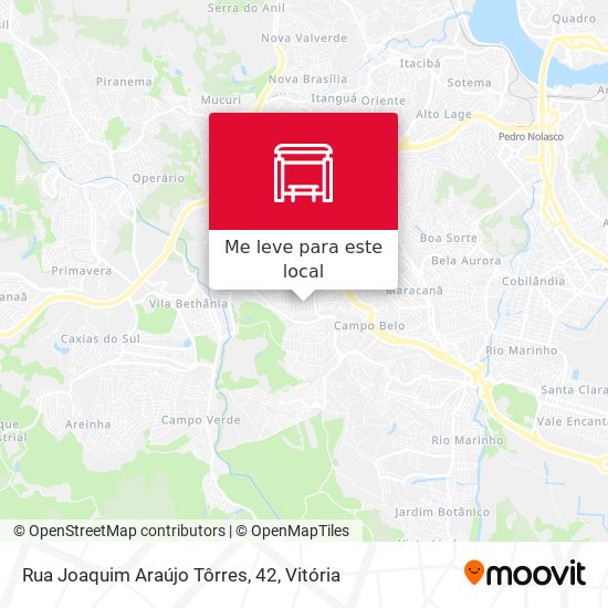 Rua Joaquim Araújo Tôrres, 42 mapa