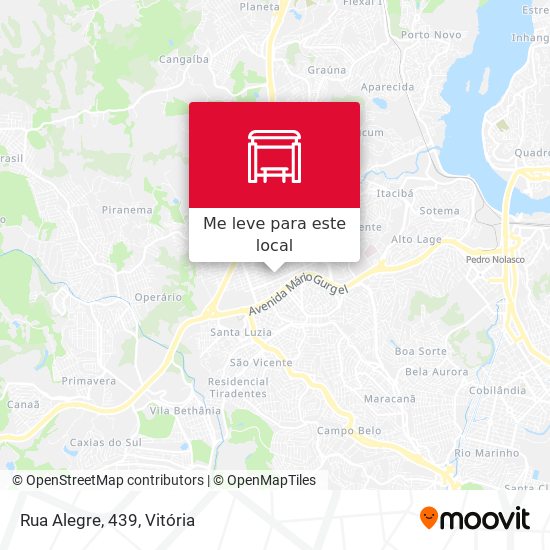 Rua Alegre, 439 mapa