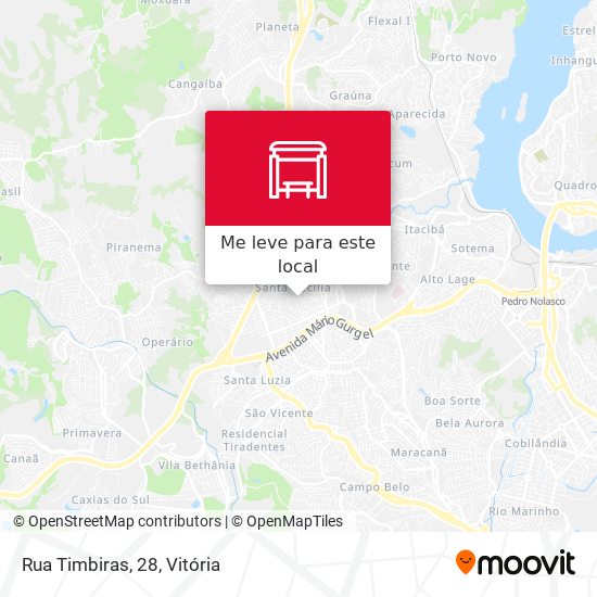 Rua Timbiras, 28 mapa