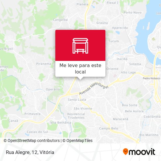 Rua Alegre, 12 mapa