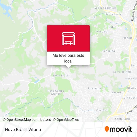 Novo Brasil mapa