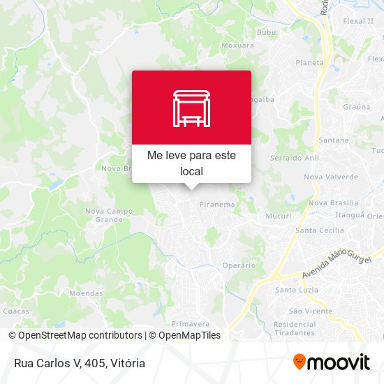 Rua Carlos V, 405 mapa